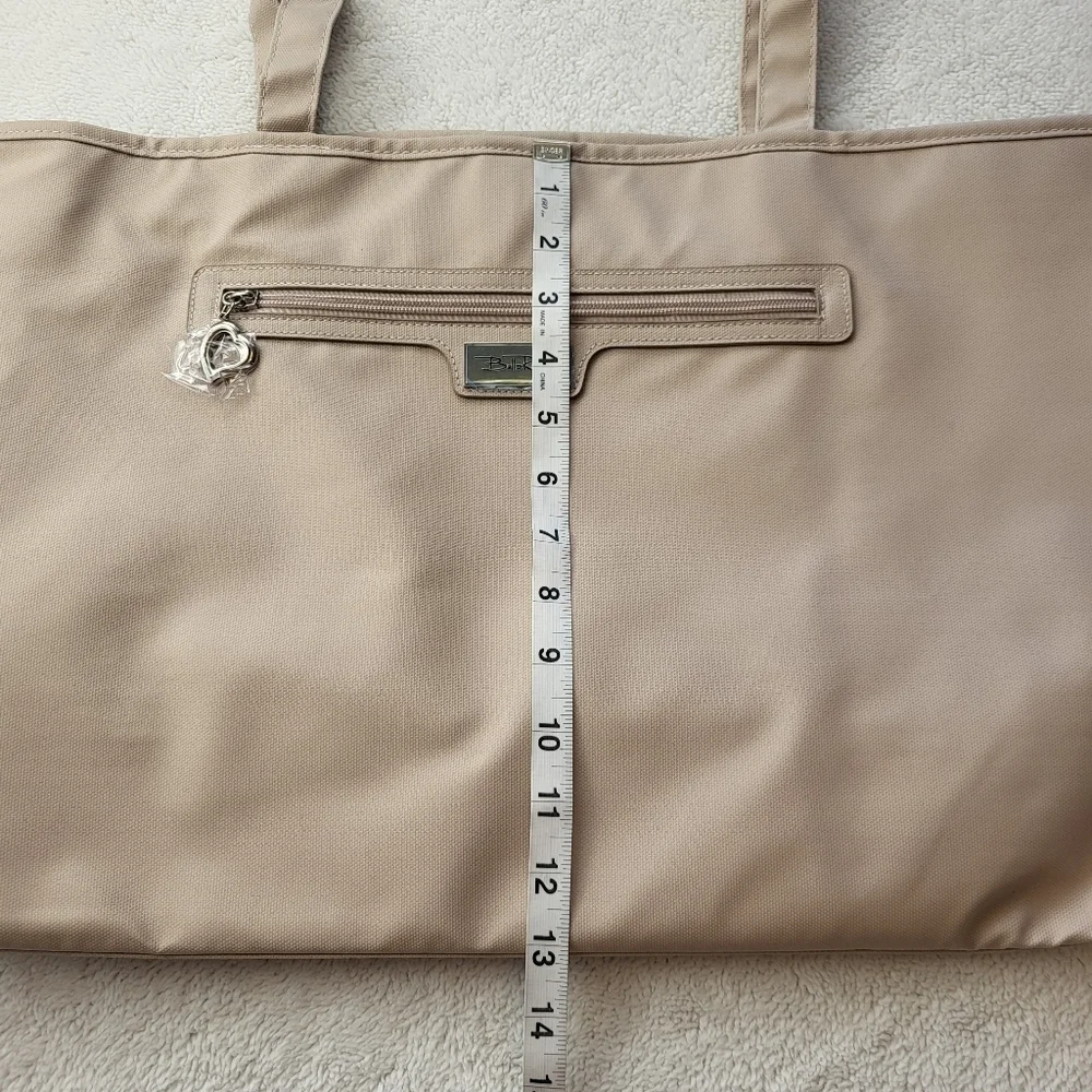 Bella Russo Tote Bag Purse NWOT Beige 13
